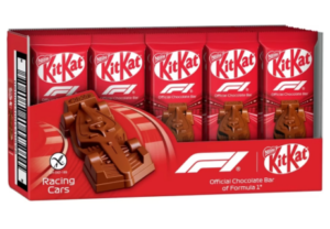 Kit Kat F1 Racing Cars Chocolate Wafer Import Licensed 29g 30ct
